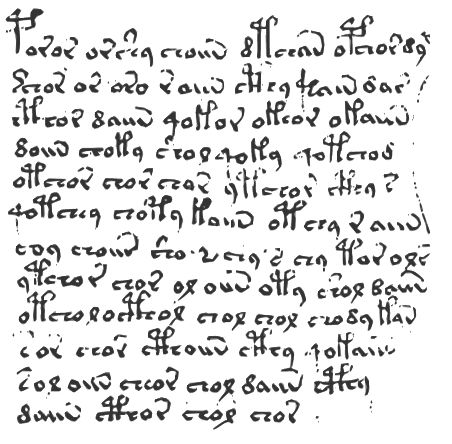 Voynich Manuscript Excerpt