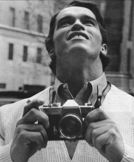 Arnold Schwarzenegger in New York for the first time in 1968