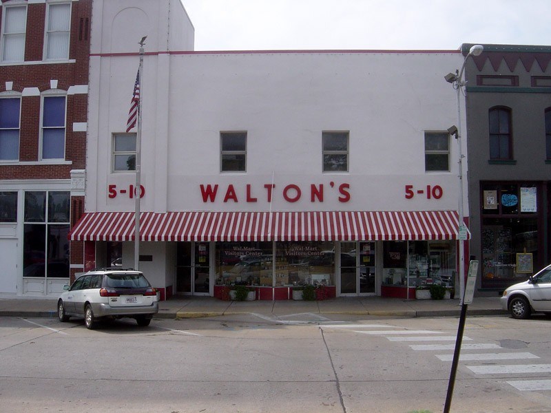 The first Walmart store opened in 1962