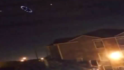 UFOs spotted during rain storm in Houston, Texas? 9