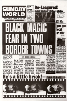 A Sunday World front page from 1973.