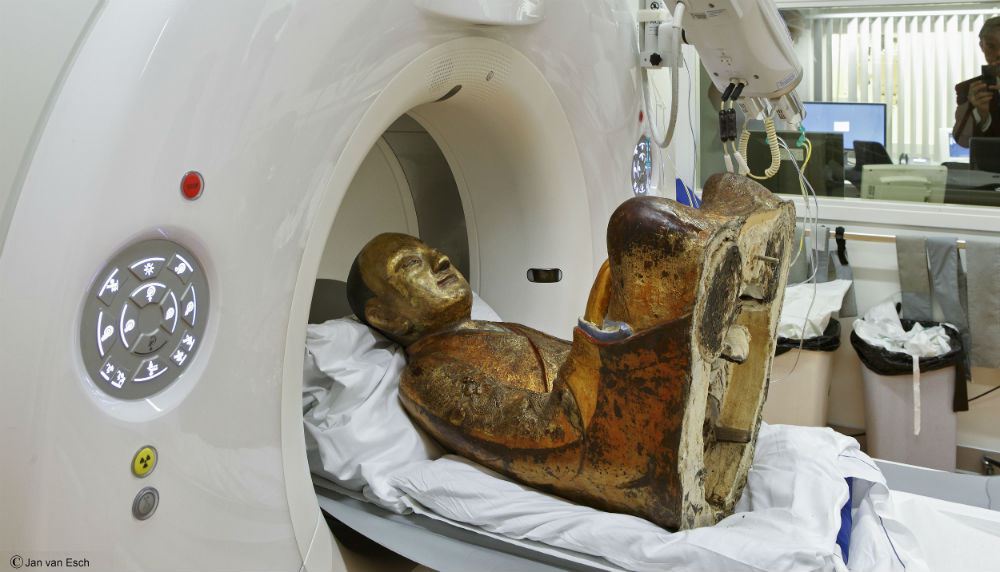 CT Scan Of 1,000-Year-Old Buddha Statue Reveals Mummified Monk Hidden Inside 4