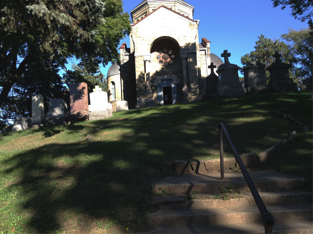 Calvary Cemetery chapel in Milwaukee