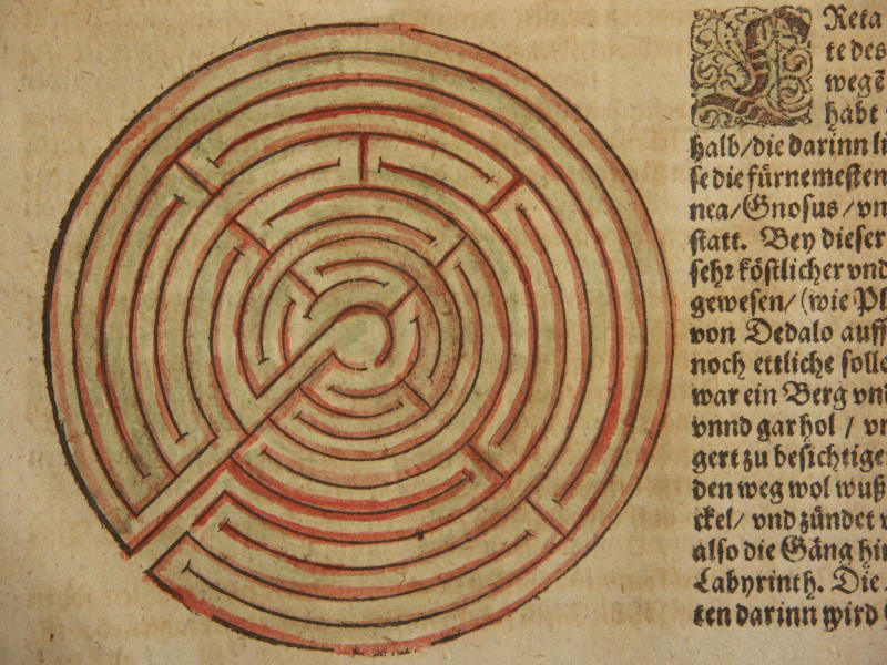 Labyrinth. Ancient Symbol Of Spiritual Development