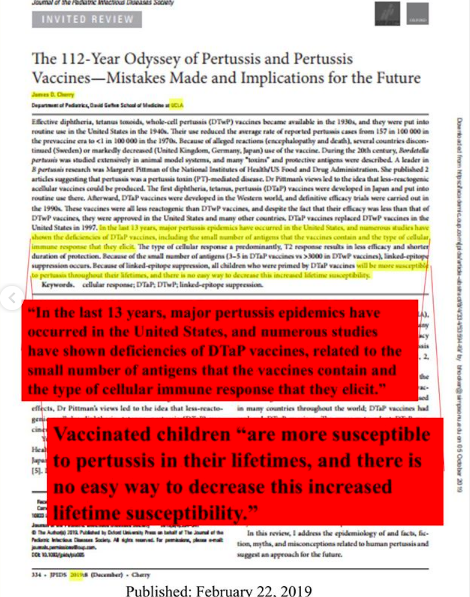 Multiple Studies Show MMR & Pertussis Vaccine Failure – They’re Not Even Working 19