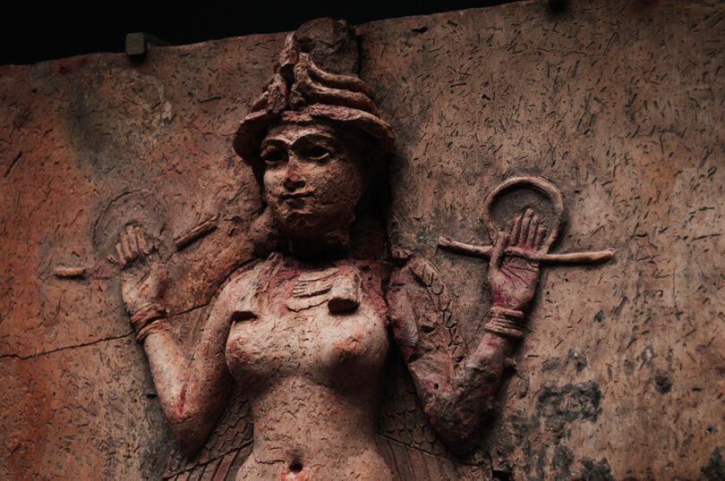 A possible prototype of Lilith on one of the Mesopotamian bas-reliefs