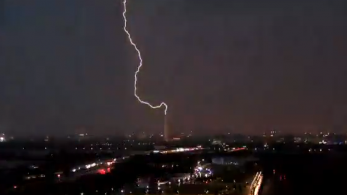 Bad Omen? Lightning struck the Washington Monument • Soul:Ask | Unlock ...