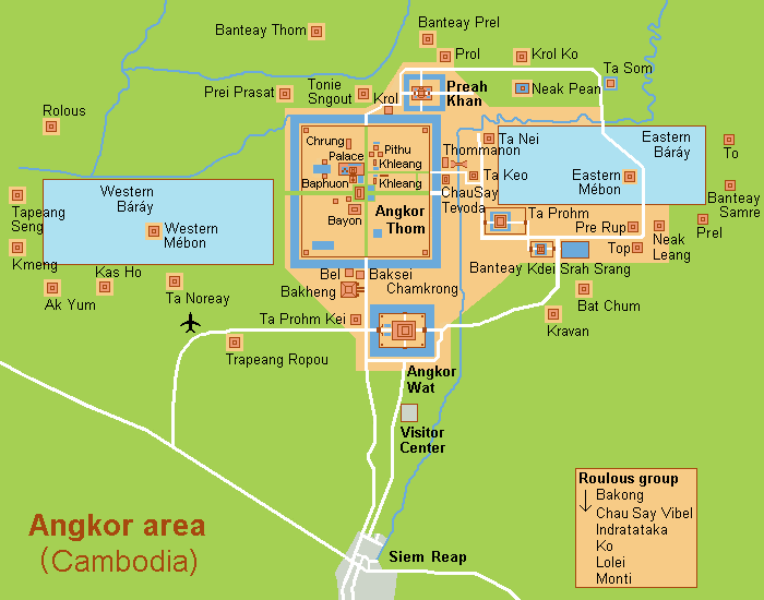 plan-map of Angkor