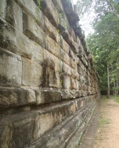 polygonal masonry in Angkor