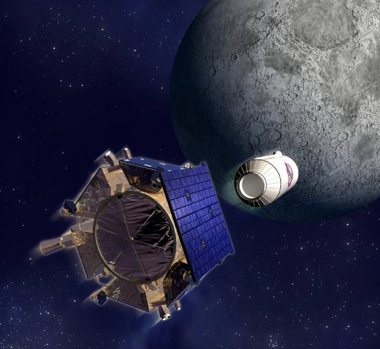 In 2009, vapor from lunar water kicked up an explosion from a rocket stage hitting a crater.