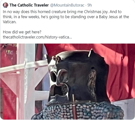 Occult symbolism of the 2020 Vatican nativity scene 3