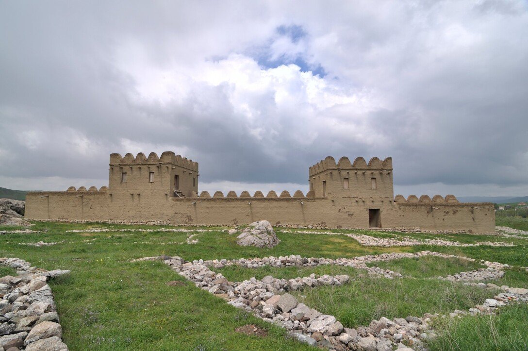 fortress, Turkey, stones, grass, photo