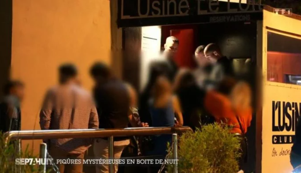 Foto aus der französischen Fernsehberichterstattung über die Anschläge