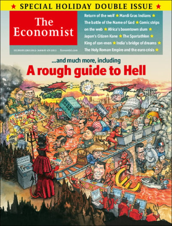 The Economist 2012 Kapağında HAMAS ve Netanyahu’yu Bilmiş!