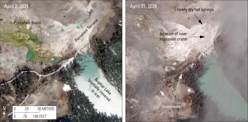 Es hat begonnen: In Yellowstone 2 kam es zu einer hydrothermalen Explosion