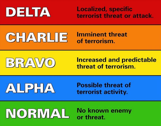 Alle US-Militärstützpunkte in Europa wurden in den Alarmmodus "Charlie" 2 versetzt